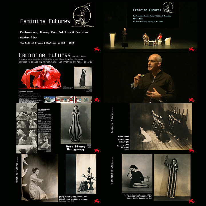 Adrien Sina : La Biennale di Venezia 2022 / Meetings on Art / Feminine Futures